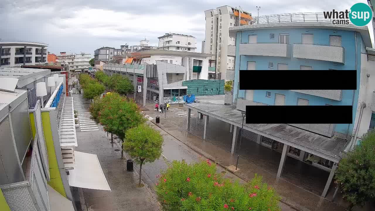 Webcam Passeggiata Bibione – Viale delle Costellazioni in Diretta