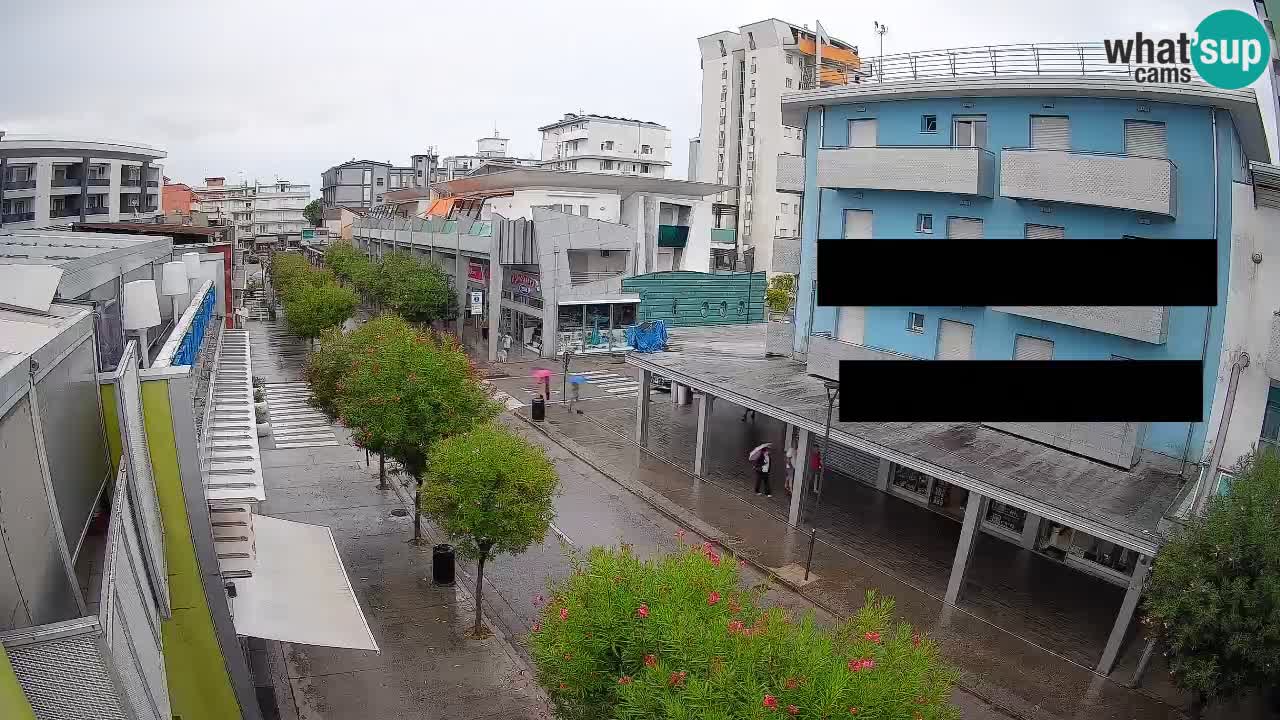 Bibione Fußgängerzone Webcam – Viale delle Costellazioni live