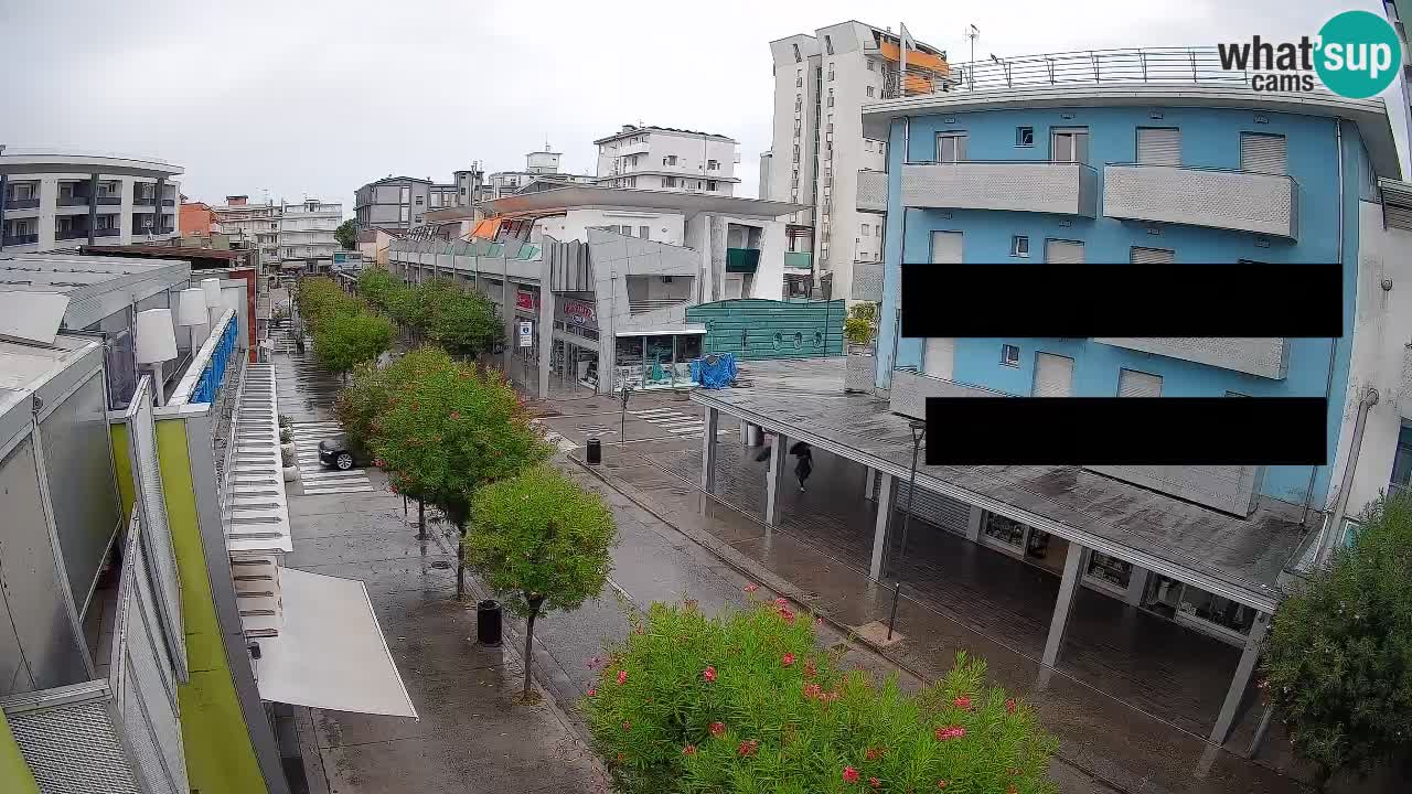Bibione Fußgängerzone Webcam – Viale delle Costellazioni live