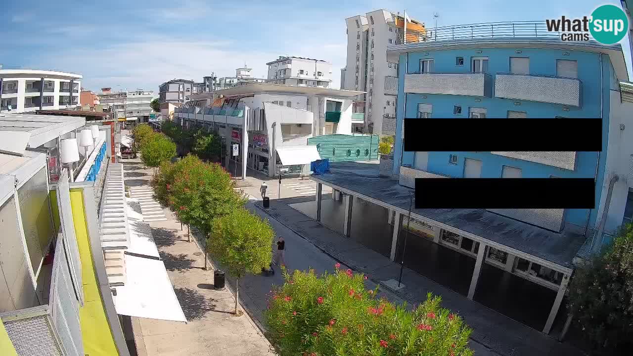 Webcam Passeggiata Bibione – Viale delle Costellazioni in Diretta