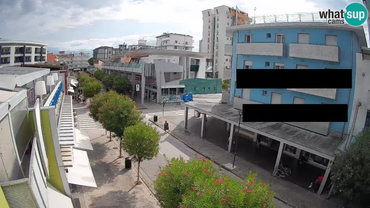 Webcam Passeggiata Bibione – Viale delle Costellazioni in Diretta