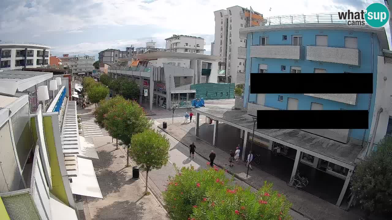 Web kamera Bibione Šetnica – Viale delle Costellazioni uživo
