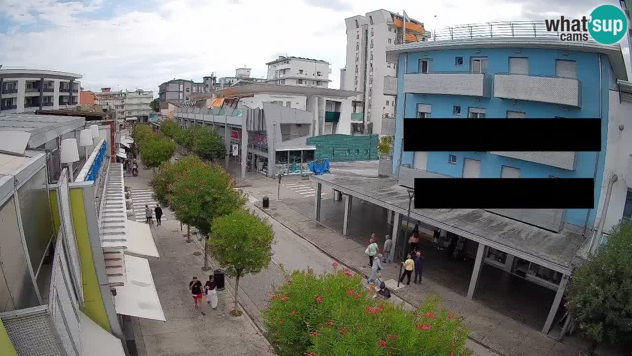 Webcam Passeggiata Bibione – Viale delle Costellazioni in Diretta