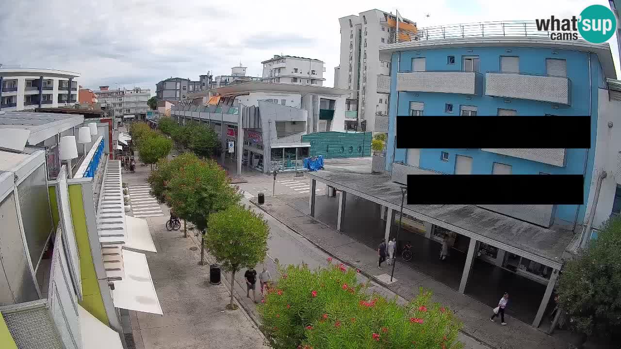 Webcam Passeggiata Bibione – Viale delle Costellazioni in Diretta