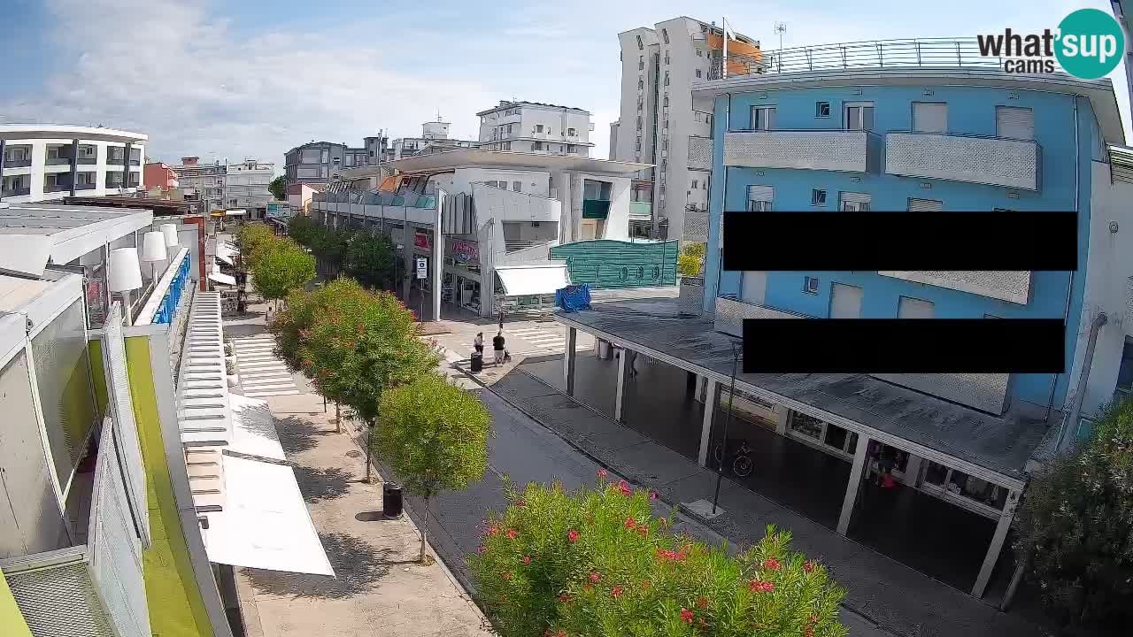 Webcam Passeggiata Bibione – Viale delle Costellazioni in Diretta