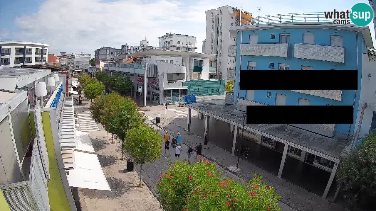 Webcam Promenade de Bibione – Viale delle Costellazioni en direct