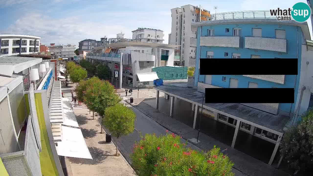 Webcam Passeggiata Bibione – Viale delle Costellazioni in Diretta