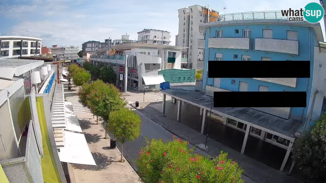 Webcam Passeggiata Bibione – Viale delle Costellazioni in Diretta