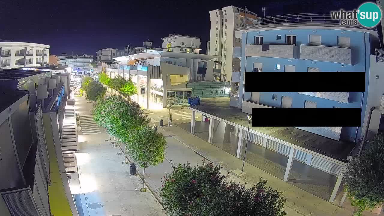 Webcam Passeggiata Bibione – Viale delle Costellazioni in Diretta