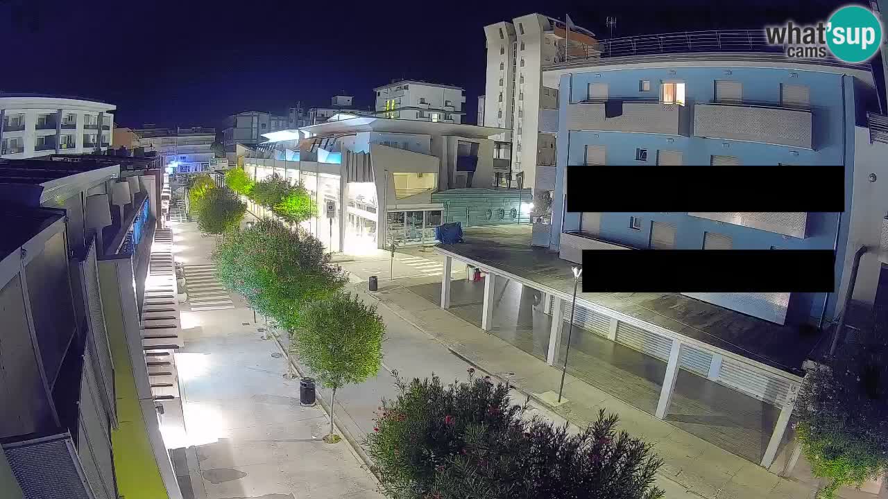 Webcam Paseo de Bibione – Viale delle Costellazioni en directo