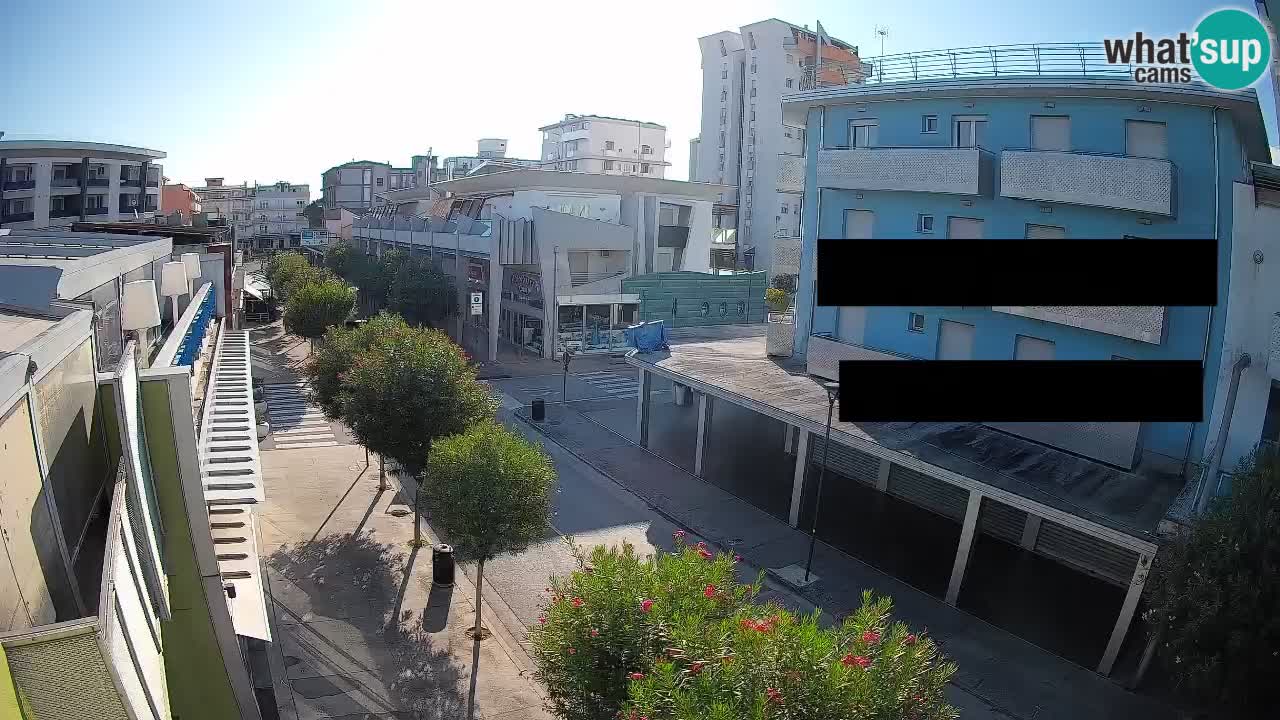 Webcam Paseo de Bibione – Viale delle Costellazioni en directo