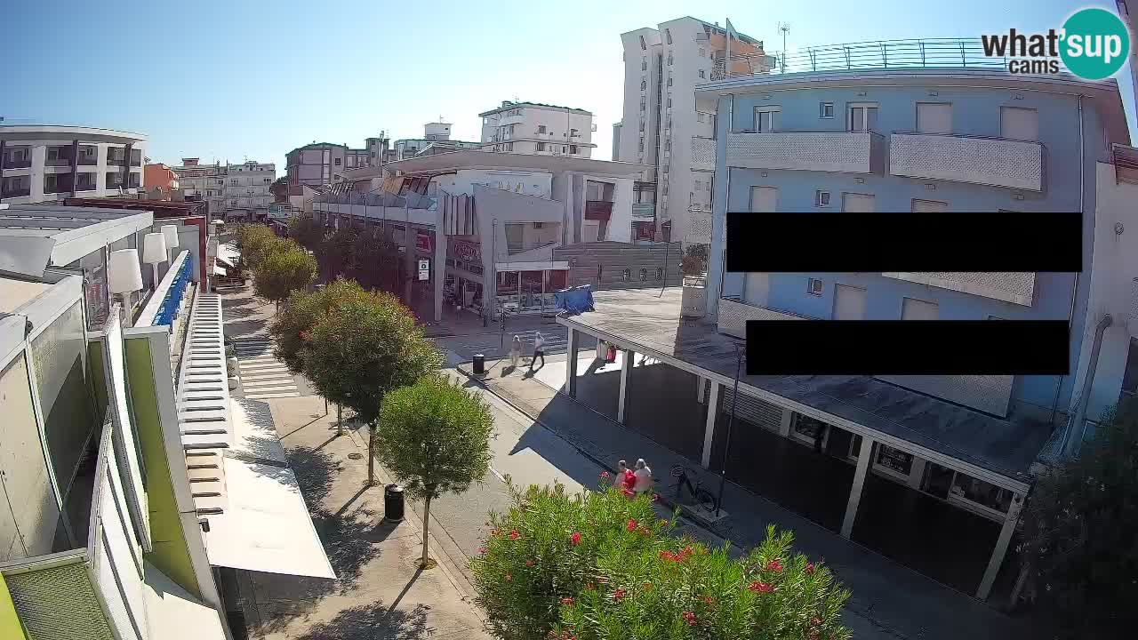 Webcam Passeggiata Bibione – Viale delle Costellazioni in Diretta