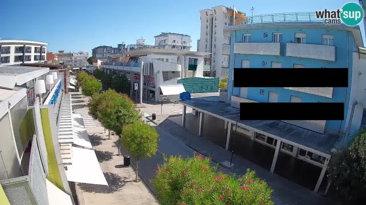 Webcam Passeggiata Bibione – Viale delle Costellazioni in Diretta