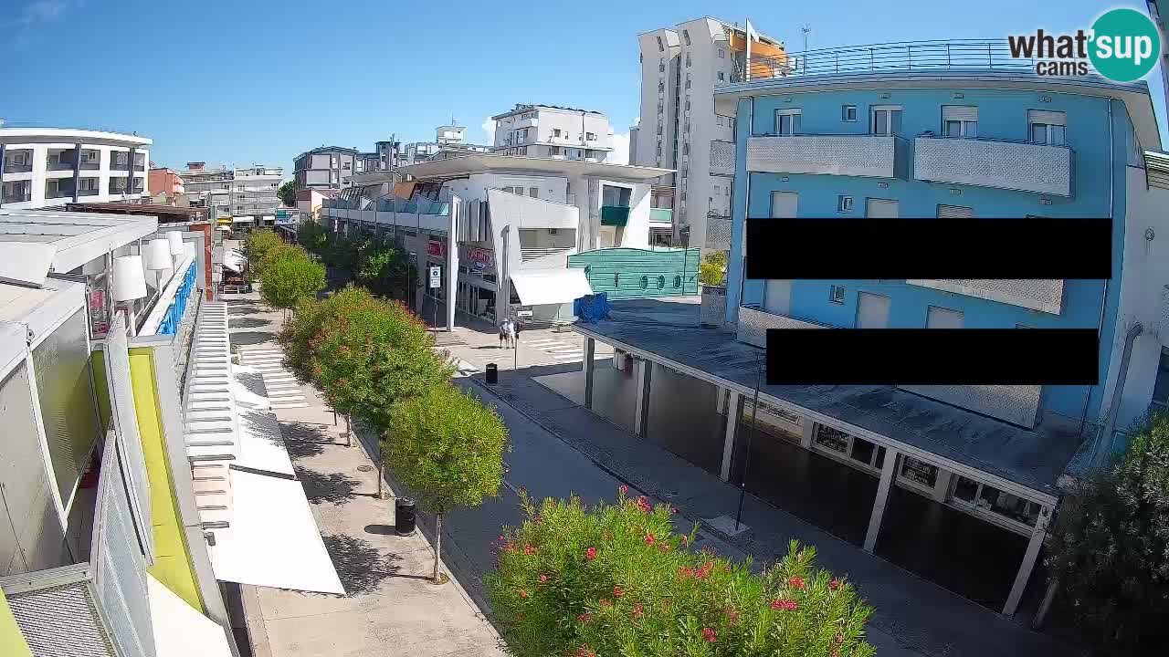 Webcam Paseo de Bibione – Viale delle Costellazioni en directo