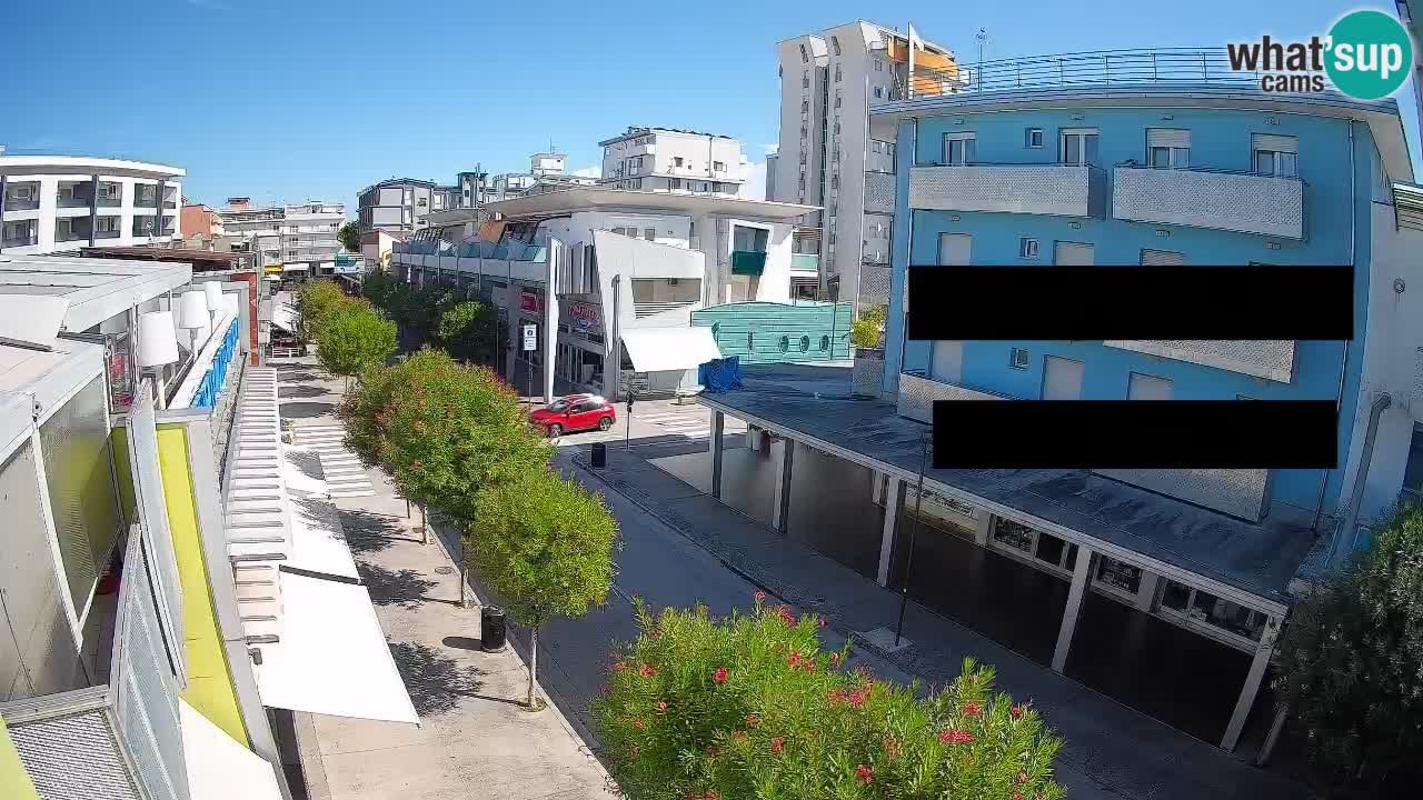 Webcam Passeggiata Bibione – Viale delle Costellazioni in Diretta