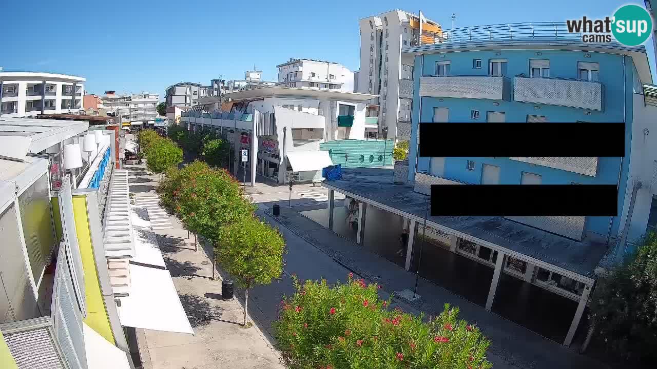 Webcam Promenade de Bibione – Viale delle Costellazioni en direct