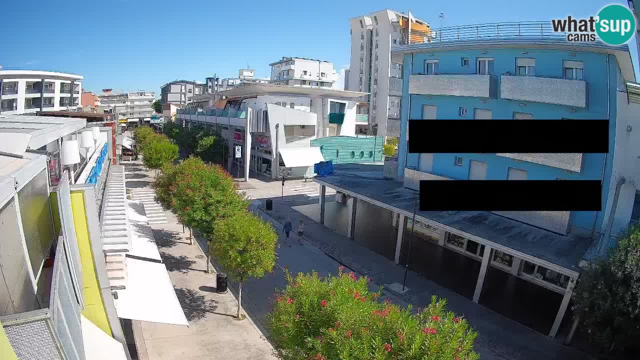 Web kamera Bibione Šetnica – Viale delle Costellazioni uživo