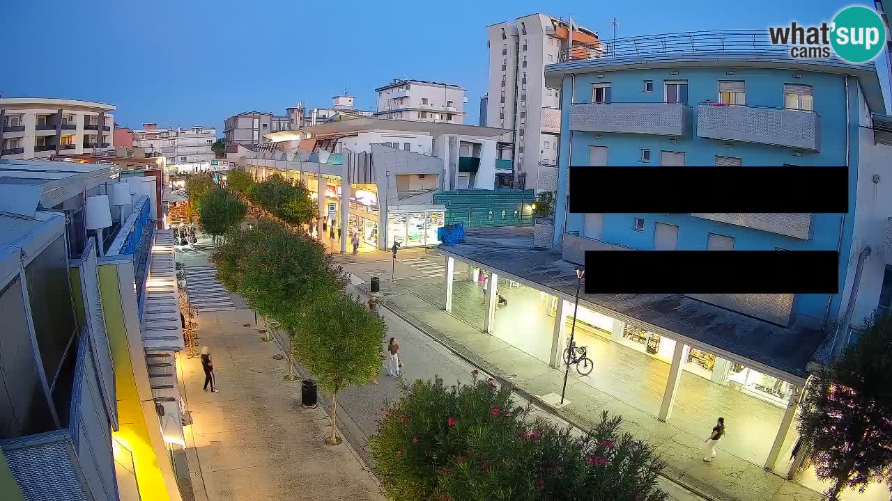 Webcam Promenade de Bibione – Viale delle Costellazioni en direct