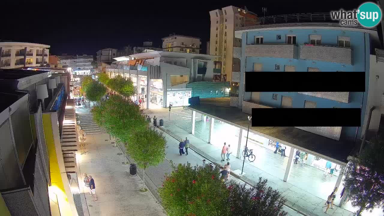 Web kamera Bibione Šetnica – Viale delle Costellazioni uživo