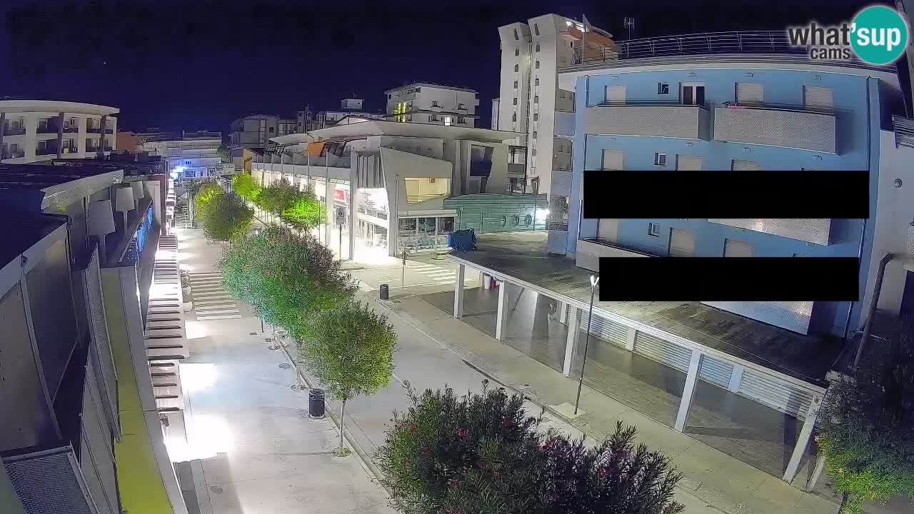 Webcam Promenade de Bibione – Viale delle Costellazioni en direct