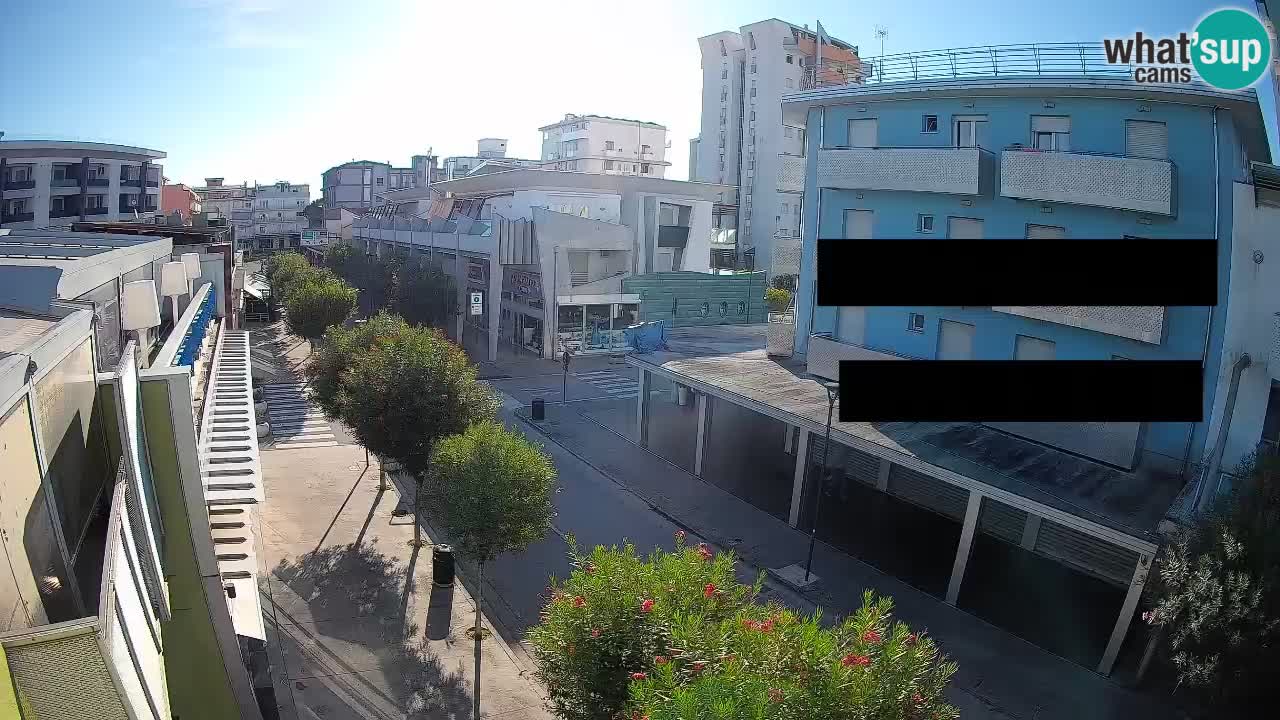 Webcam Paseo de Bibione – Viale delle Costellazioni en directo