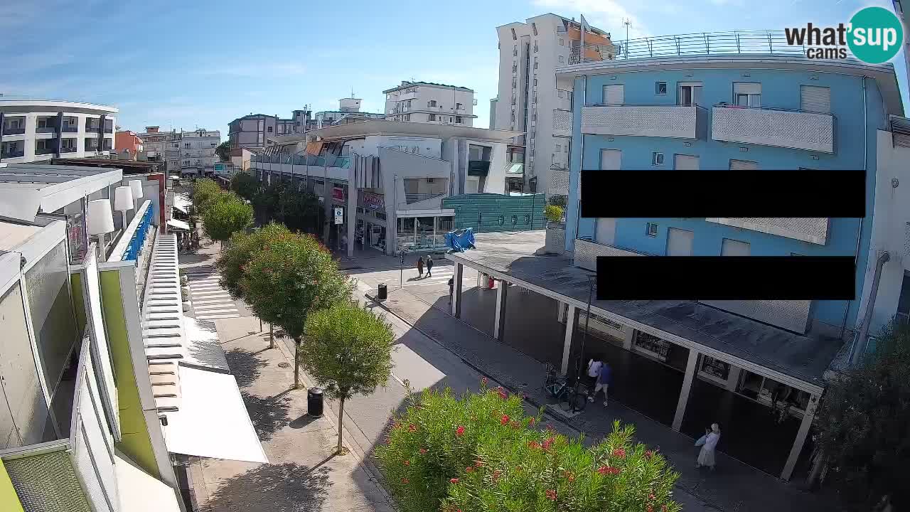 Webcam Passeggiata Bibione – Viale delle Costellazioni in Diretta