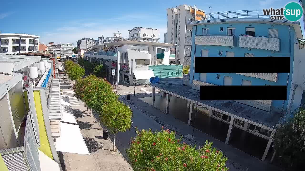 Webcam Passeggiata Bibione – Viale delle Costellazioni in Diretta