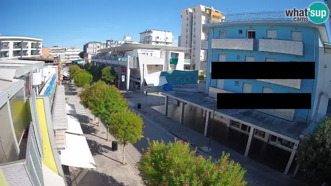 Webcam Promenade de Bibione – Viale delle Costellazioni en direct