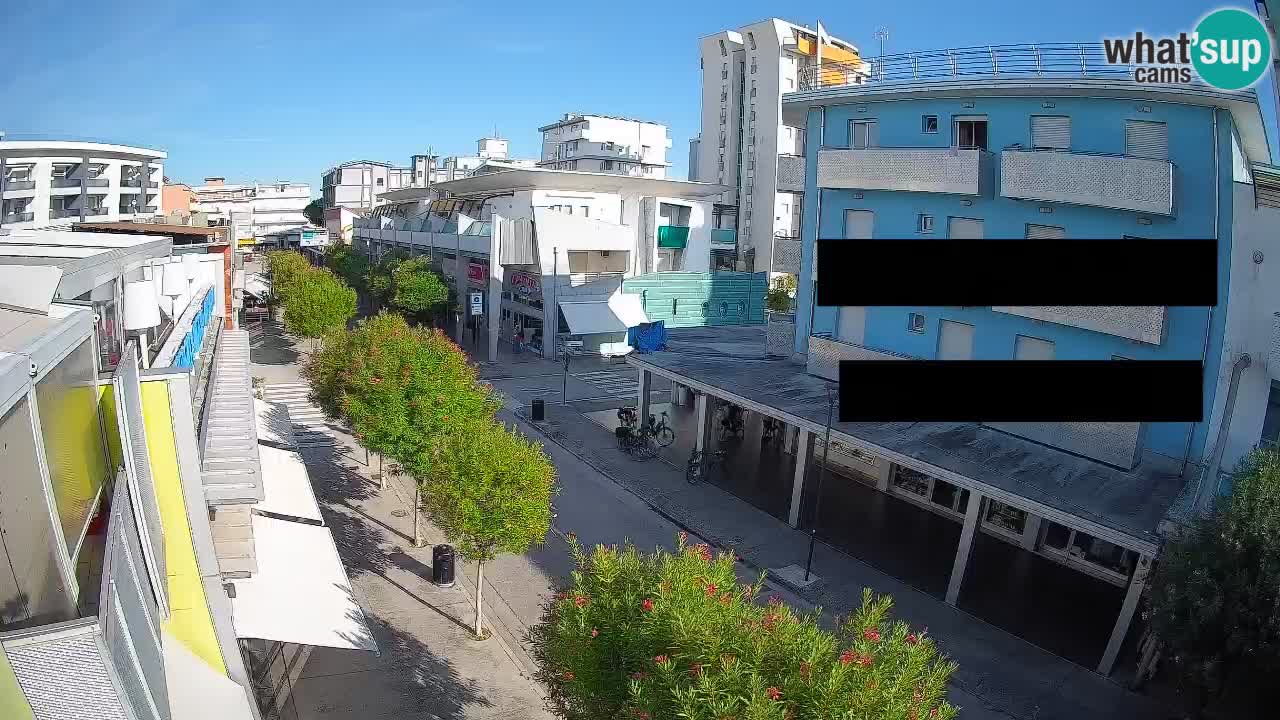 Web kamera Bibione Šetnica – Viale delle Costellazioni uživo