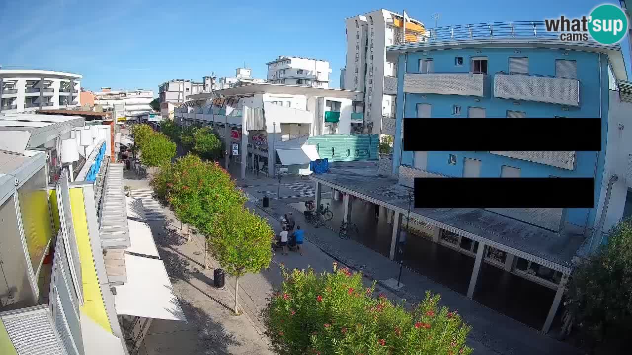 Webcam Passeggiata Bibione – Viale delle Costellazioni in Diretta