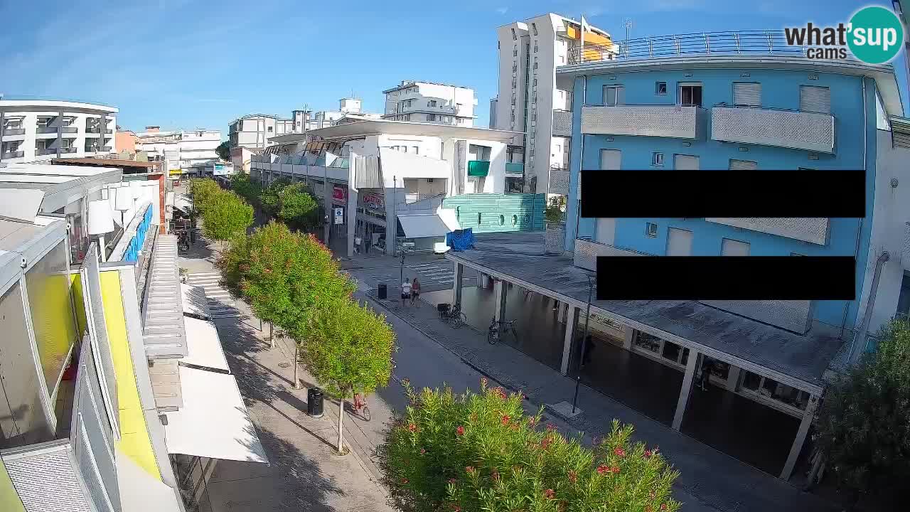 Webcam Passeggiata Bibione – Viale delle Costellazioni in Diretta