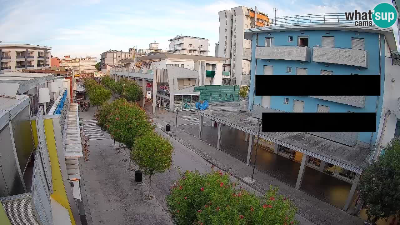 Webcam Paseo de Bibione – Viale delle Costellazioni en directo