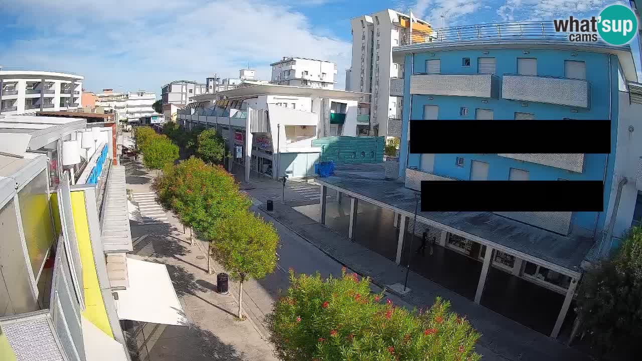 Webcam Passeggiata Bibione – Viale delle Costellazioni in Diretta