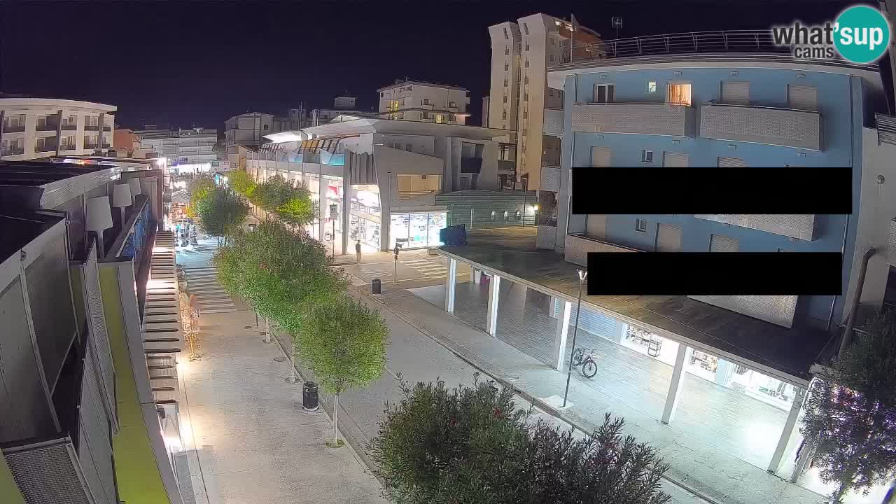 Webcam Promenade de Bibione – Viale delle Costellazioni en direct
