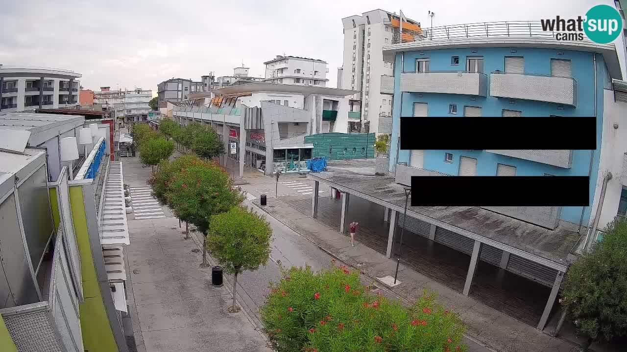 Webcam Passeggiata Bibione – Viale delle Costellazioni in Diretta
