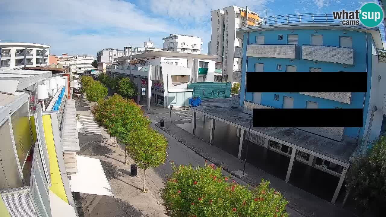 Web kamera Bibione Šetnica – Viale delle Costellazioni uživo