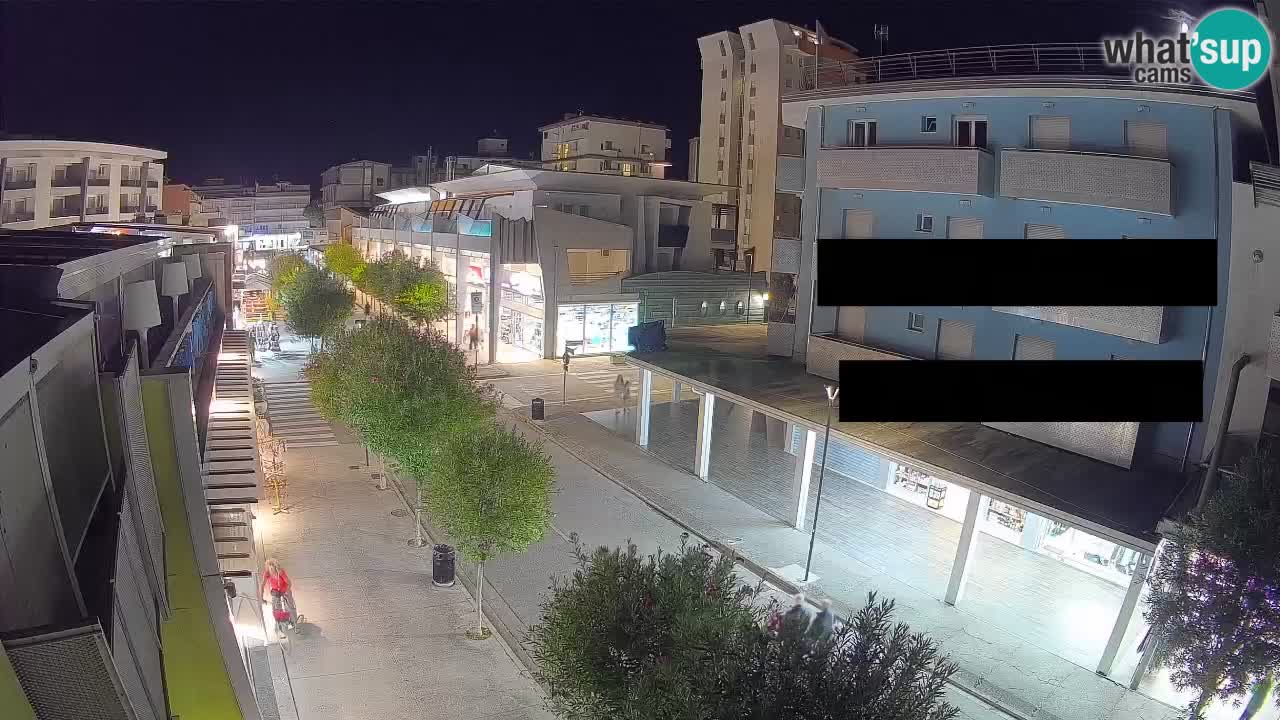 Web kamera Bibione Šetnica – Viale delle Costellazioni uživo