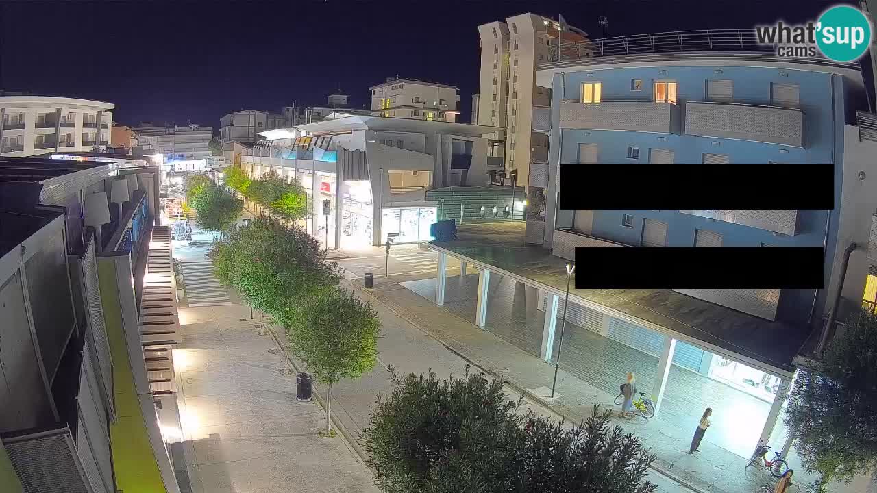 Webcam Paseo de Bibione – Viale delle Costellazioni en directo
