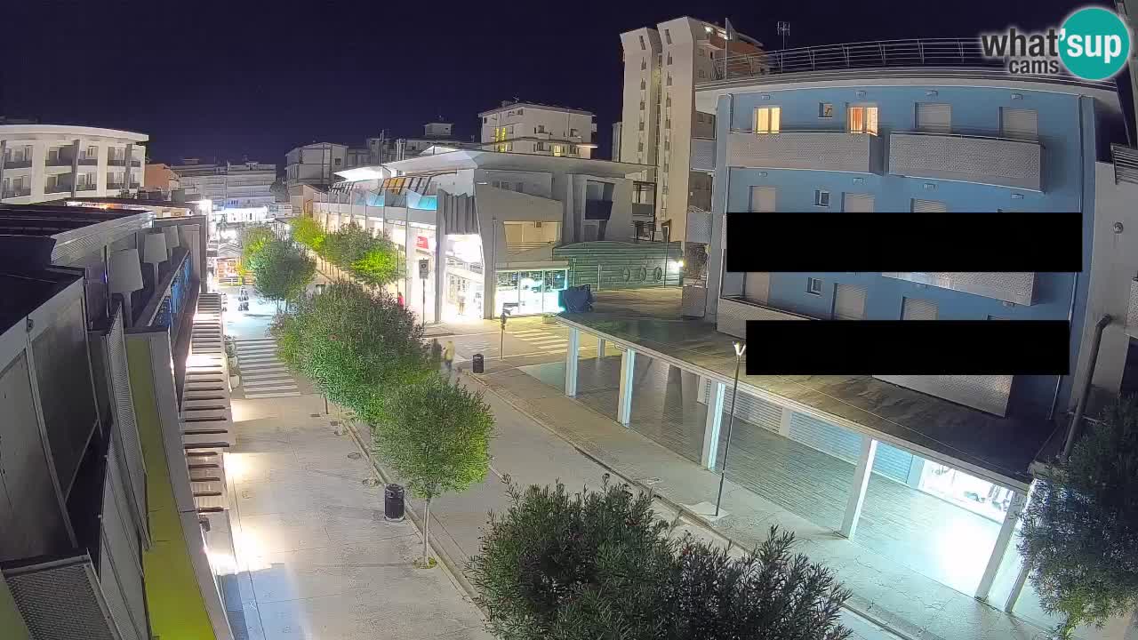 Webcam Paseo de Bibione – Viale delle Costellazioni en directo