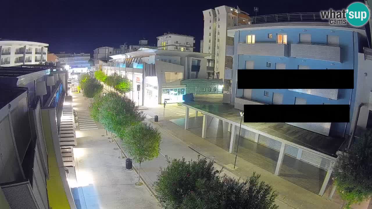 Webcam Paseo de Bibione – Viale delle Costellazioni en directo