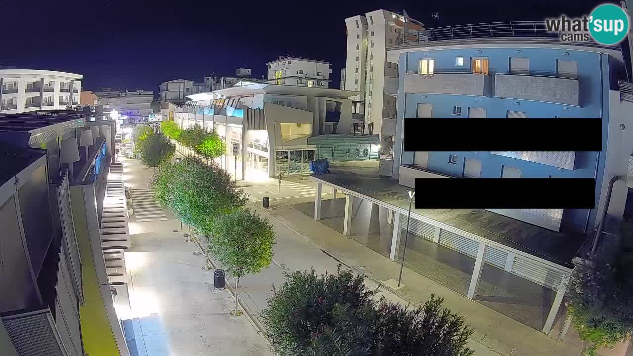 Webcam Promenade de Bibione – Viale delle Costellazioni en direct