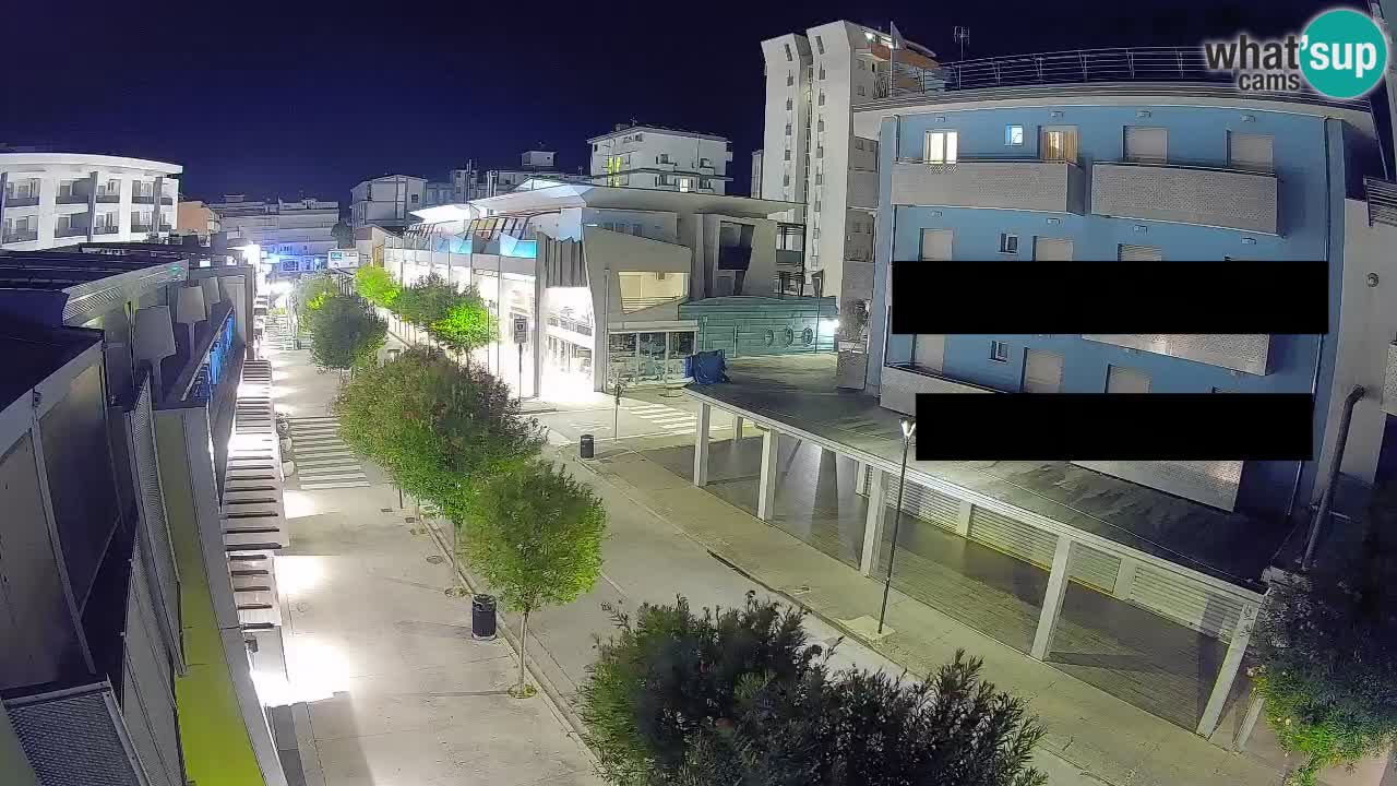 Webcam Paseo de Bibione – Viale delle Costellazioni en directo