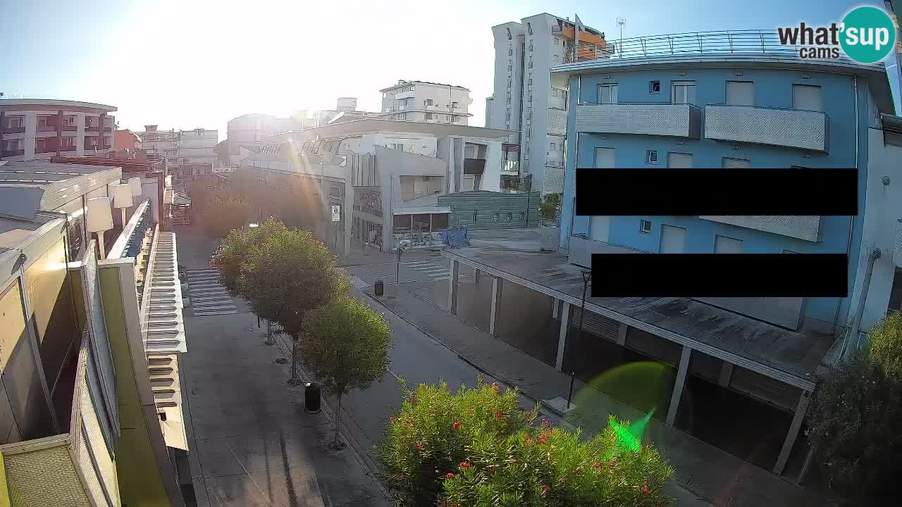Webcam Promenade de Bibione – Viale delle Costellazioni en direct