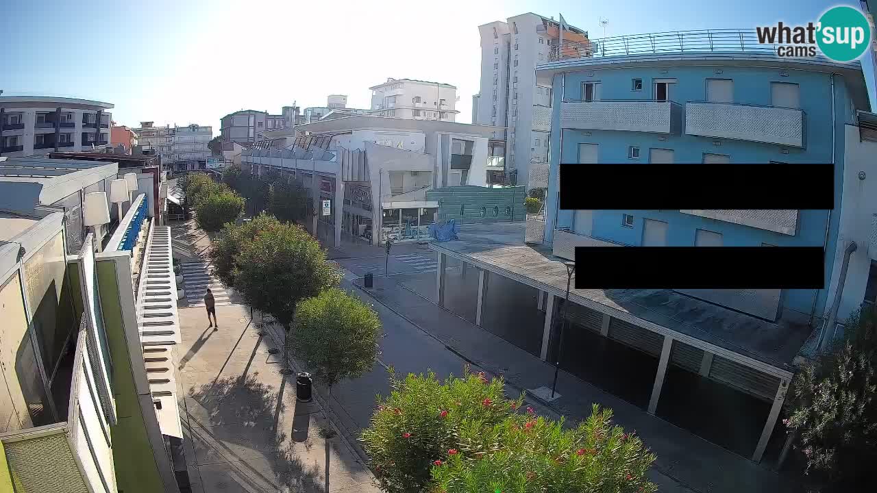 Web kamera Bibione Šetnica – Viale delle Costellazioni uživo