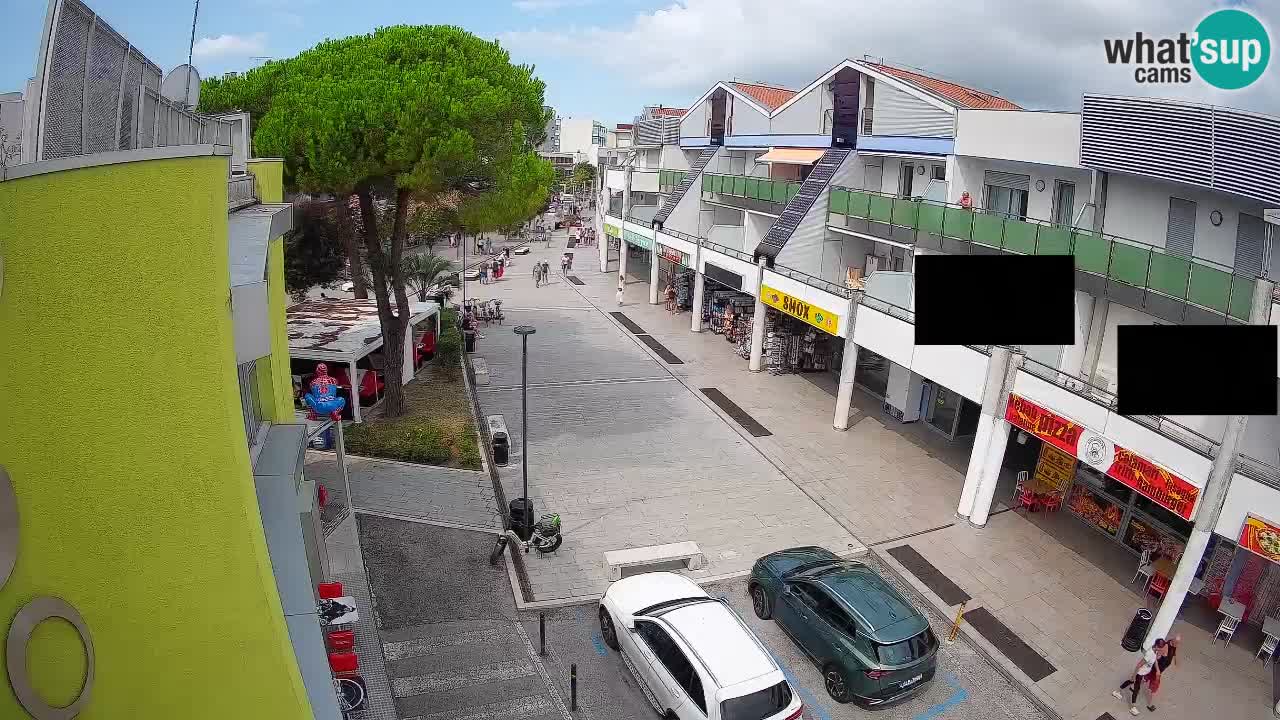 Webcam Bibione Einkaufsstraße – Liveblick