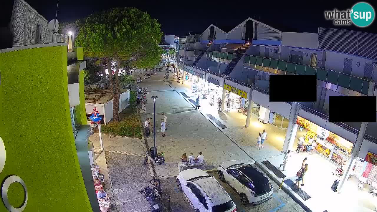 Webcam Via dello Shopping Bibione – Diretta Live