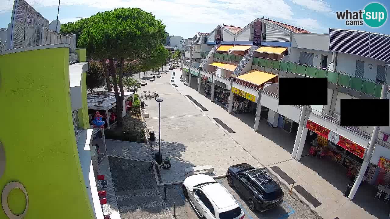 Webcam Bibione Einkaufsstraße – Liveblick