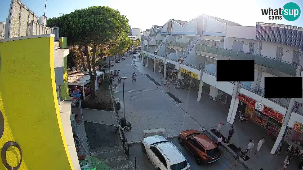 Webcam Rue Commerçante de Bibione – Vue en direct