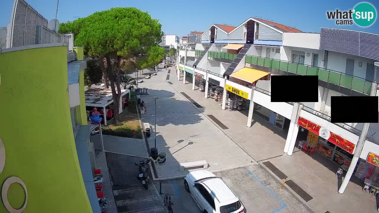 Webcam Rue Commerçante de Bibione – Vue en direct