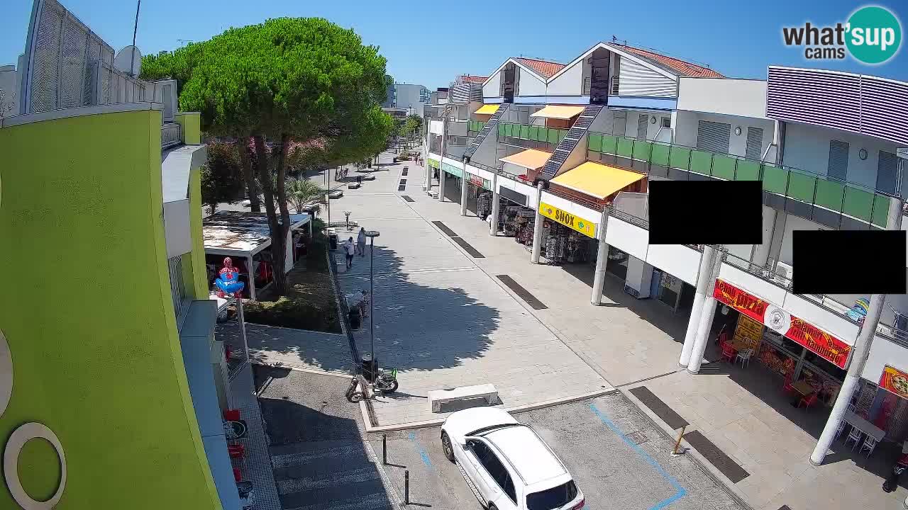 Webcam Bibione Einkaufsstraße – Liveblick